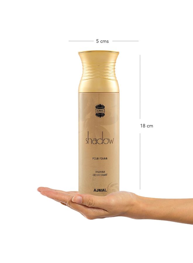 Ajmal Shadow Deodorant Spray gold 200ml  - Image 4