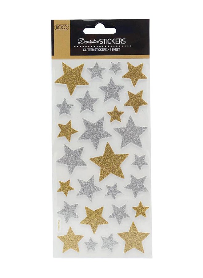 روكو ملصقات لامعة على شكل نجوم - Image 1