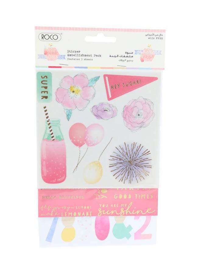 ROCO Lemonade Layered Sticker Set - Image 1
