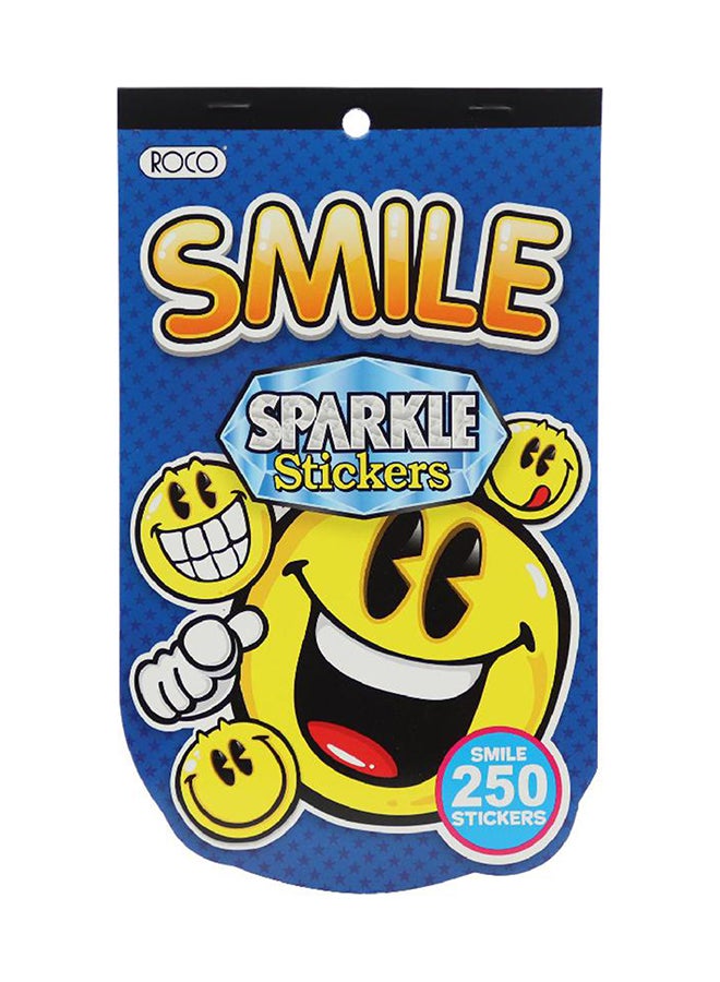 ROCO 250-Piece Smile Sparkle Reward Sticker - Image 1