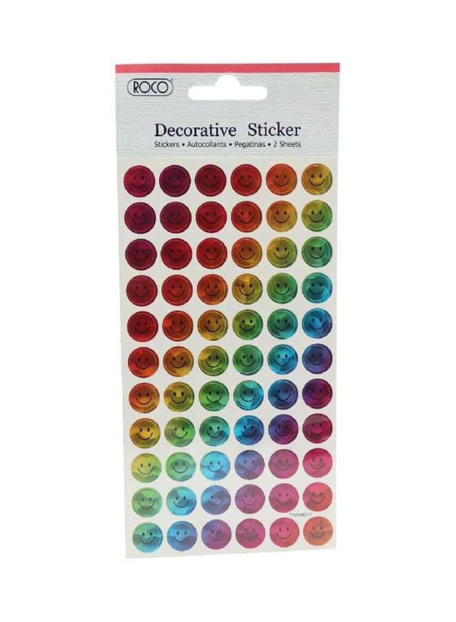 روكو طقم ملصقات بتصميم وجوه مبتسمة - Image 1