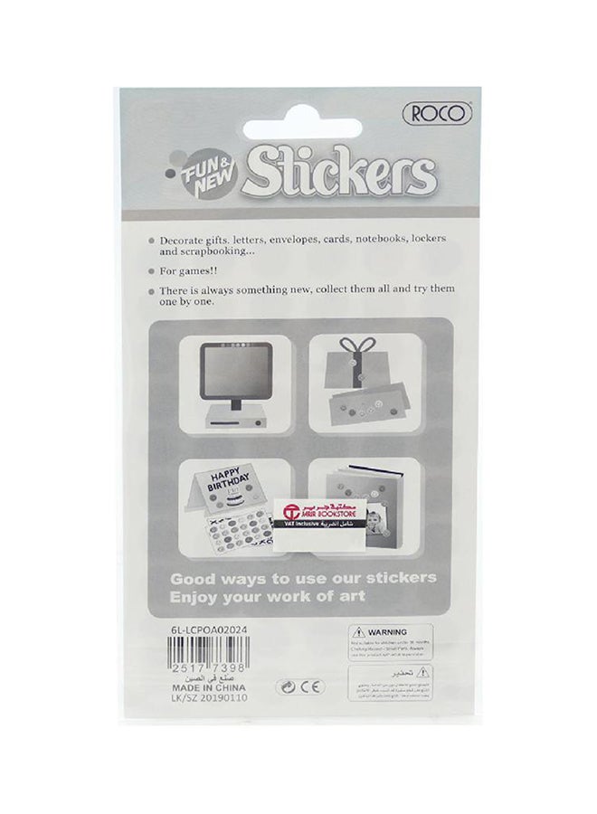 روكو ملصقات على شكل دوائر مرحة وجديدة - Image 2