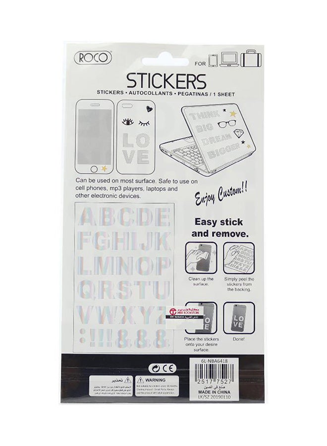 روكو مجموعة ملصقات الأحرف الأبجدية - Image 2