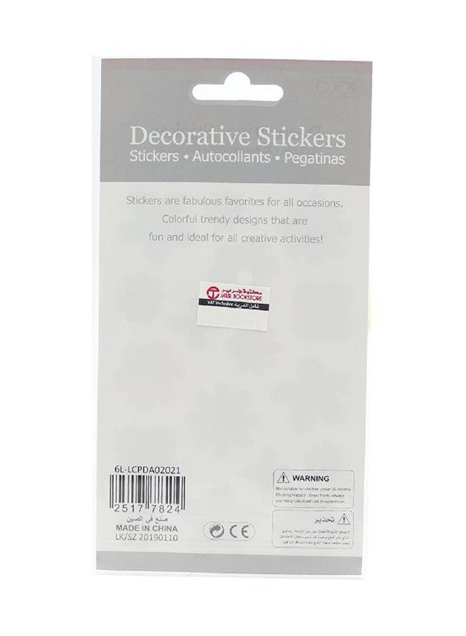 روكو مجموعة ملصقات بتصميم زهور - Image 2