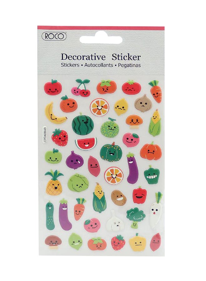 ROCO Fruits And Vegetables Sticker Set - Image 1