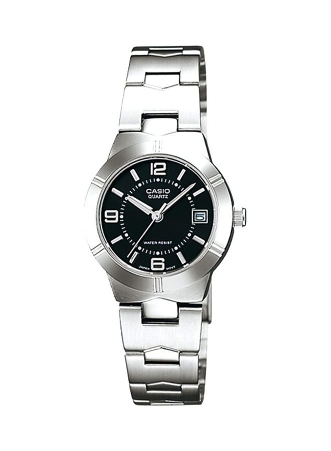 CASIO Women's Enticer Analog Watch LTP-1241D-1A - 25 mm - Silver - Image 1