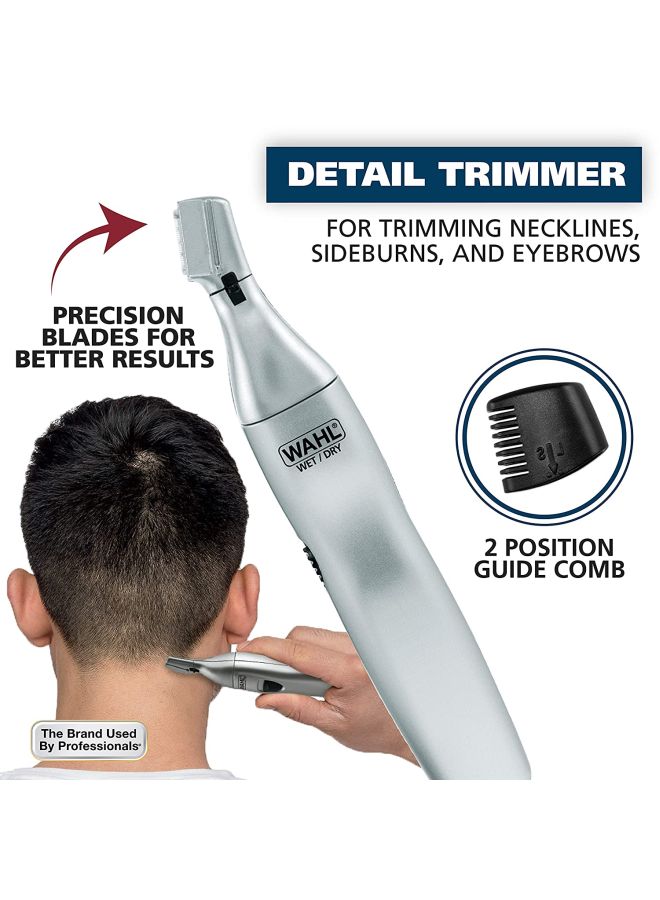 WAHL - Nose And Brow Trimmer #5545-400 Silver - Image 1