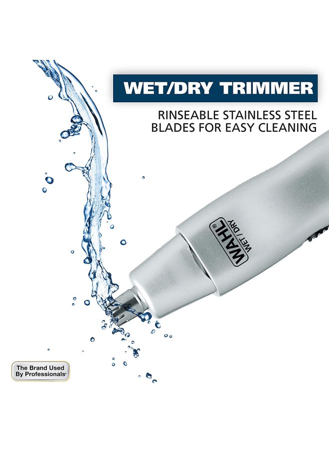 WAHL - Nose And Brow Trimmer #5545-400 Silver - Image 1