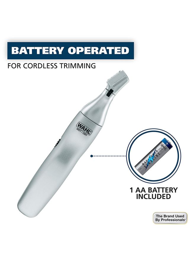 WAHL - Nose And Brow Trimmer #5545-400 Silver - Image 1