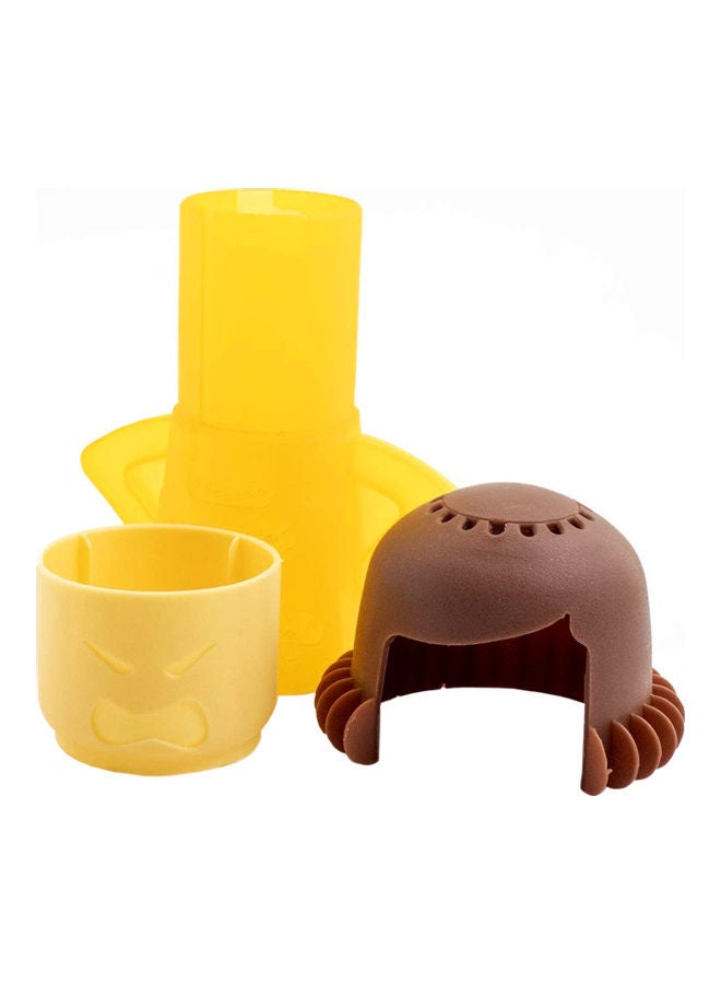 AIWANTO Angry Mama Microwave Oven Cleaner Yellow/Brown/Beige  - Image 3
