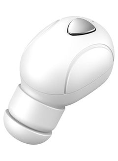 Wireless Mini Handsfree In-Ear Earbuds With Mic White