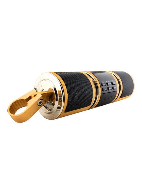 Multifunction Bluetooth Speaker Handlebar Mount Gold