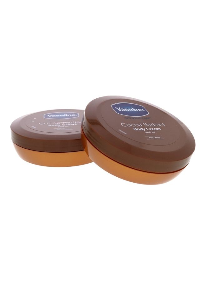 Vaseline 2-Piece Intensive Care Cocoa Radiant Body Cream Brown 120ml