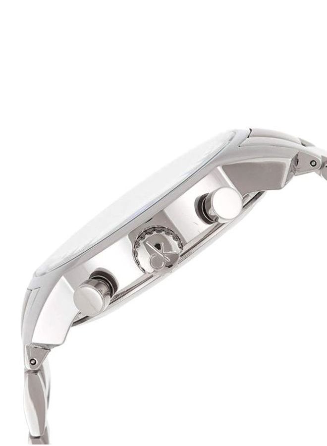 كالفن كلاين Men's Water Resistant Chronograph Watch K2G27146 - 43 mm - Silver - Image 3