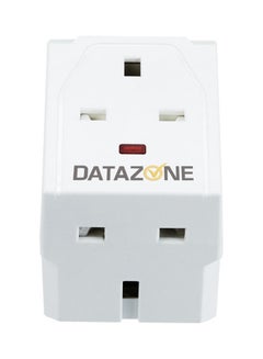 Datazone DZ-PS-04 Three Ports Multi Use Support  Adapter White 10cm  - Image 2