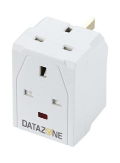 Datazone DZ-PS-04 Three Ports Multi Use Support  Adapter White 10cm  - Image 4