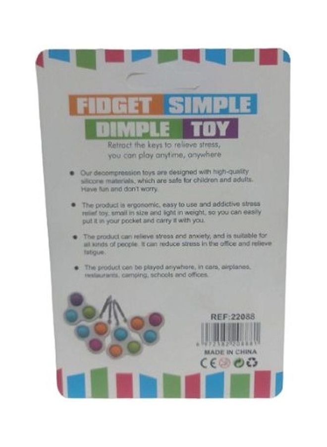 Generic - Simple Dimple Fidget Toy with 3 Pops - Image 1