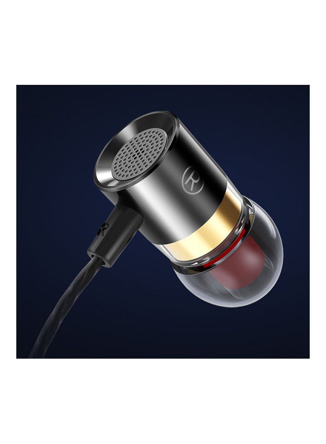 High Fidelity Metal Mega Bass Earphone White - Image 2