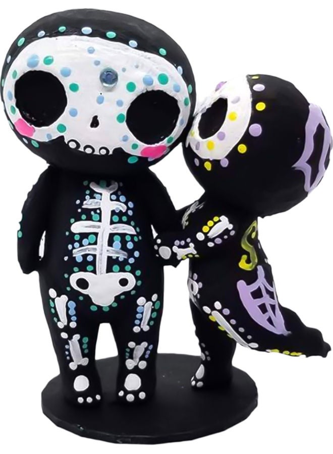 Decorative Skull Statue Multicolour - Image 1