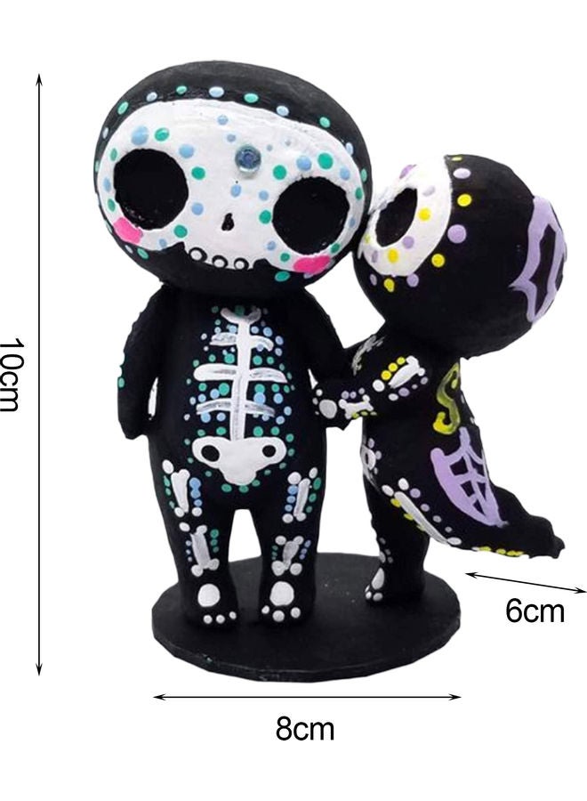 Decorative Skull Statue Multicolour - Image 3