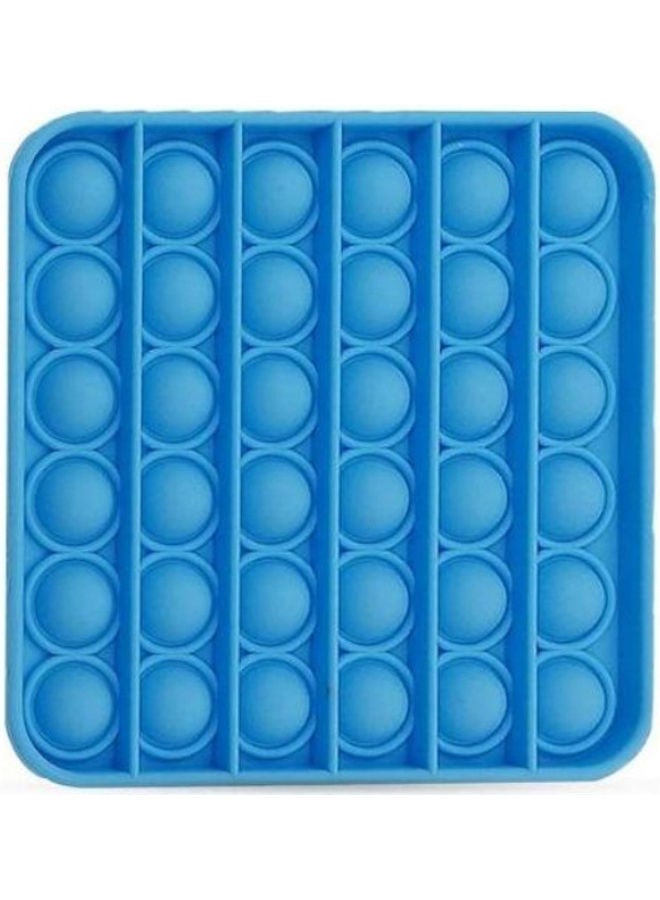 Generic - Push Bubble Pop It Fidget Toy Square Blue - Image 1