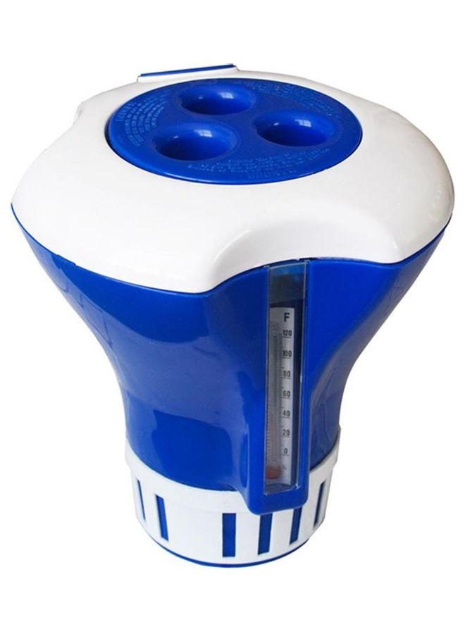 كيه كيه مون موزع عائم لأقراص تطهير أحواض السباحة أزرق/ أبيض - Image 1