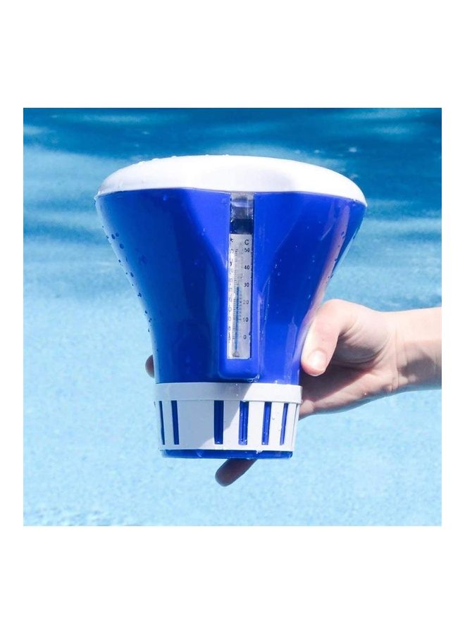 كيه كيه مون موزع عائم لأقراص تطهير أحواض السباحة أزرق/ أبيض - Image 4