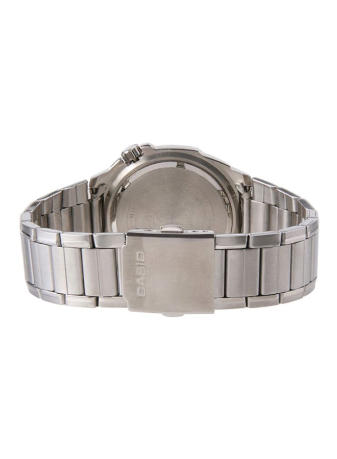 كاسيو ساعة يد كرونوجراف بسوار الستانلس ستيل طراز MTP-1326D-7A للرجال - Image 2