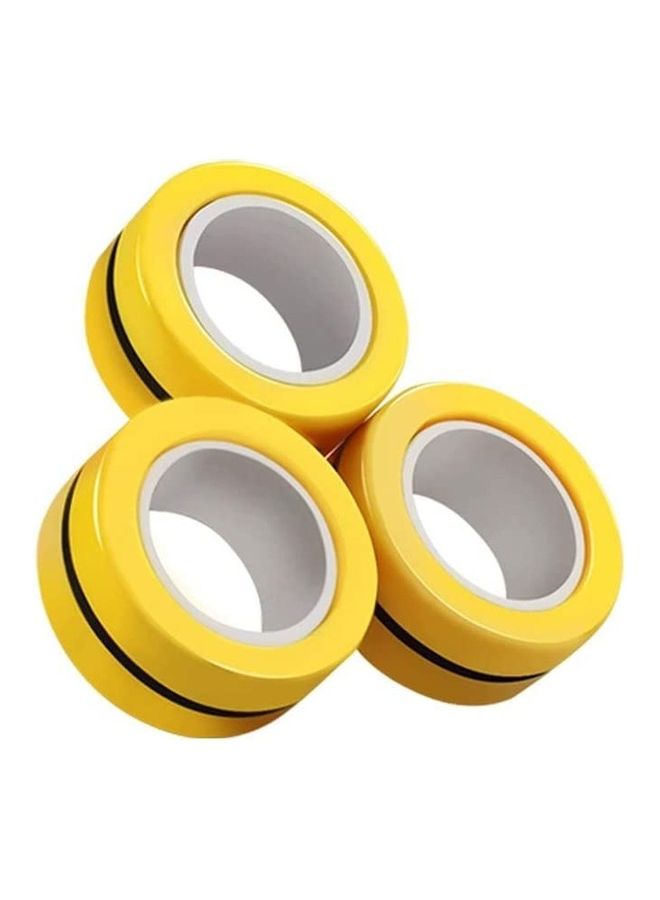 3-Piece Magnetic Ring Fidget Toy  - Image 1