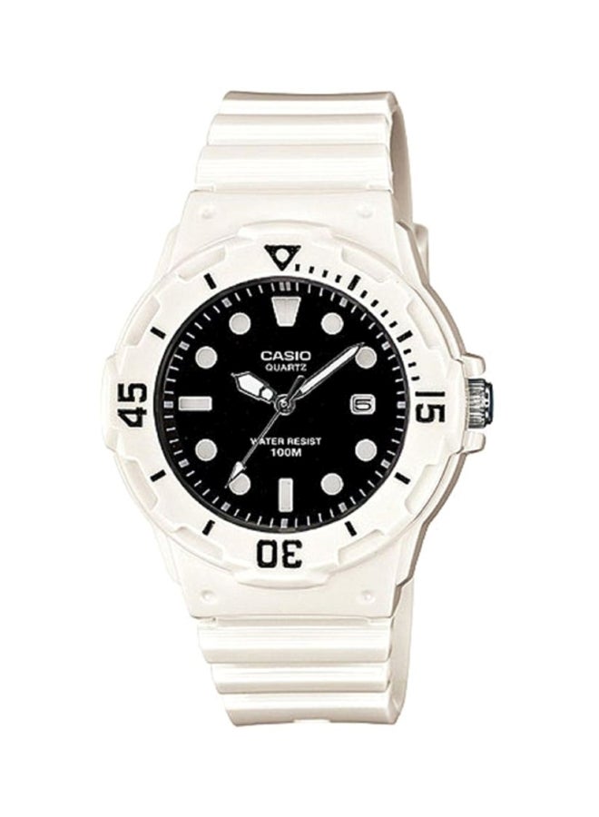 CASIO Women's Silicone Analog Wrist Watch LRW200H-1EVDF - 39 mm - White - Image 1