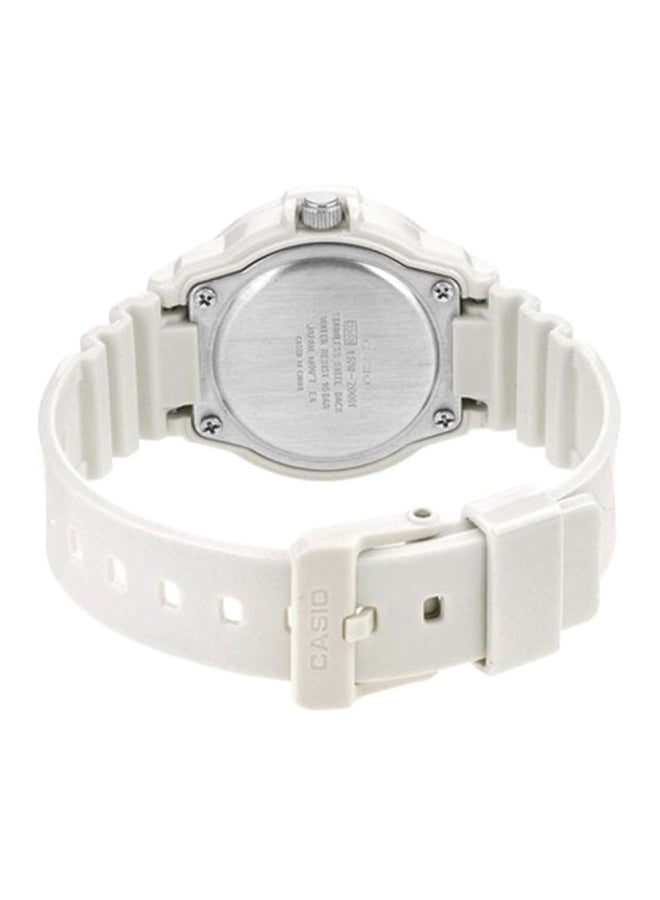 CASIO Women's Silicone Analog Wrist Watch LRW200H-1EVDF - 39 mm - White - Image 2