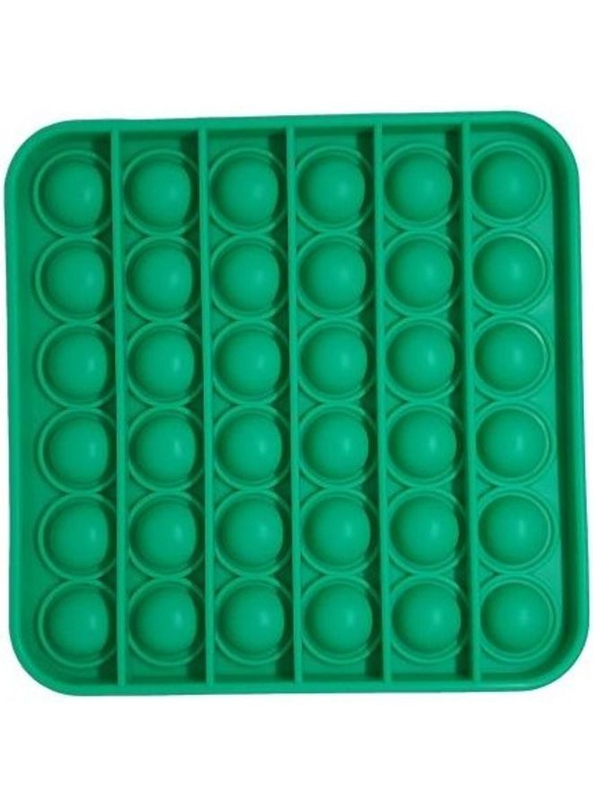 Push Pop Bubble Pop It Fidget Toy Square Green 