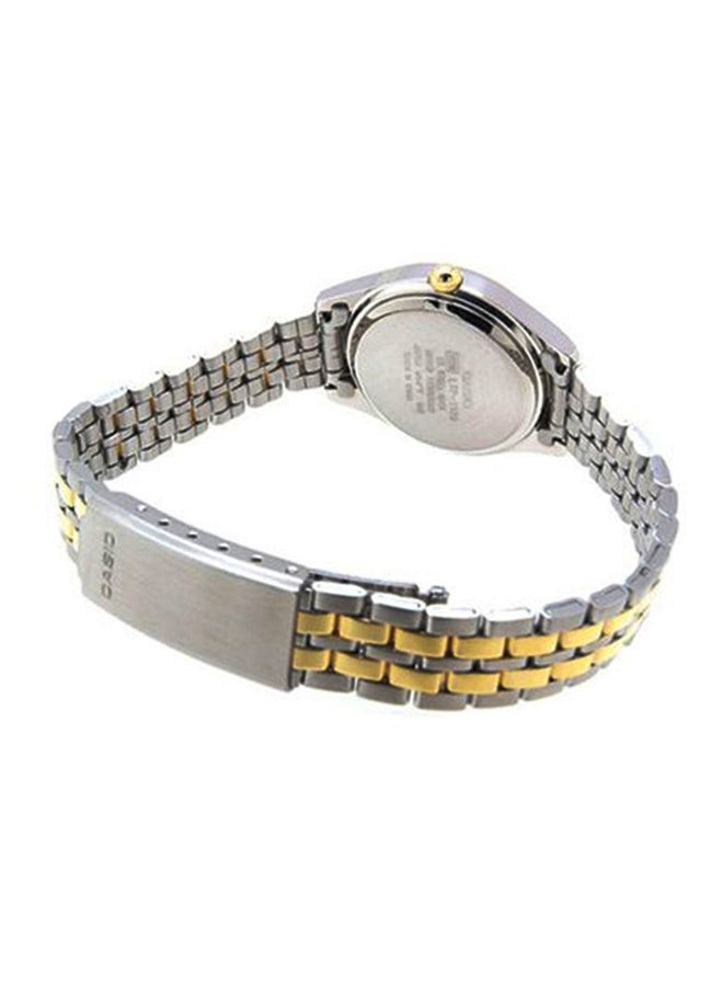 CASIO Women's Enticer Analog Watch LTP-1129G-7B - 36 mm - Silver/Gold - Image 4