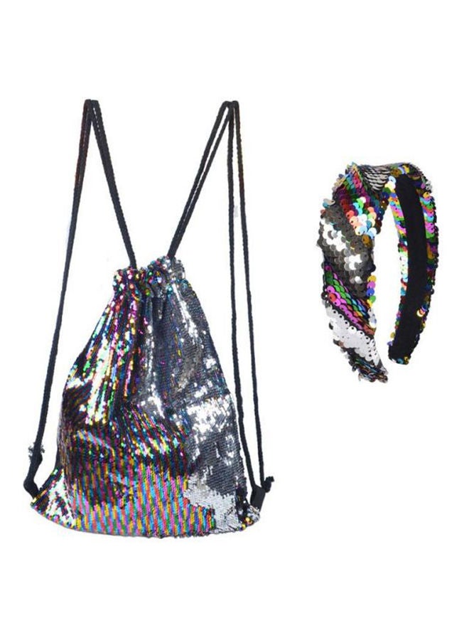 حقيبة كاجوال لمستحضرات وأدوات التجميل مزينة بطبعة  للجنسين متعدد الألوان