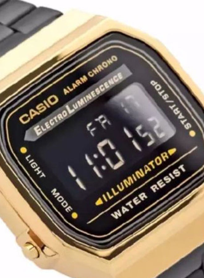 CASIO Men's Unisex Stainless Steel Digital Watch A-168WEGB-1B - 36.3 mm - Image 5