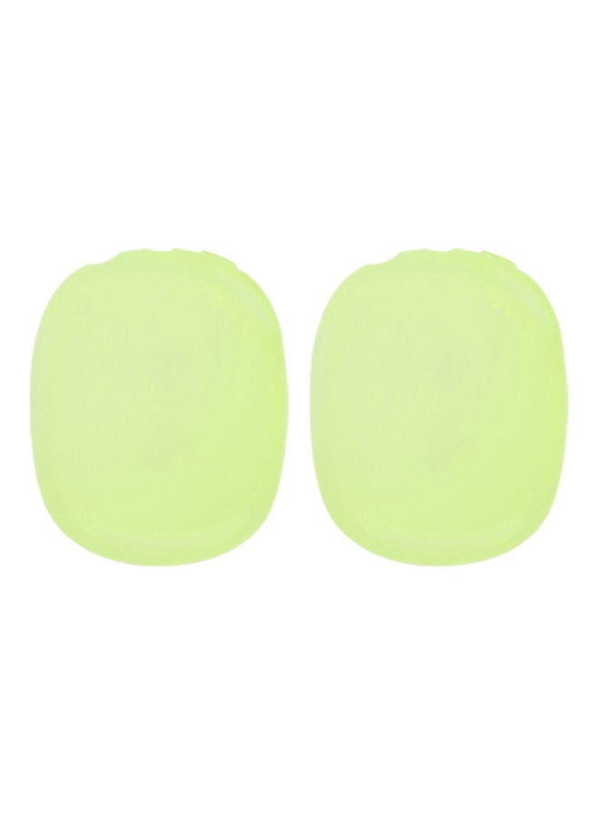 Generic - 1-Pair Anti-drop Silicone Wireless Bluetooth Headphones Protective Cover For Apple AirPods Max Yellow - Image 1