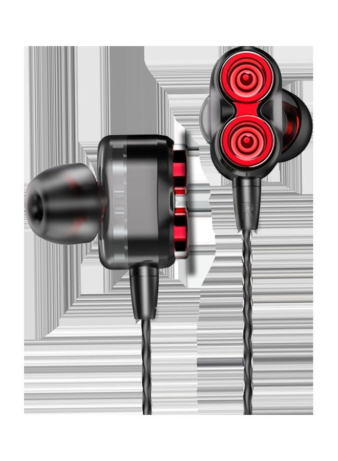 Generic Quad-core Noise Reduction Wired Headphone Grey  - Image 5