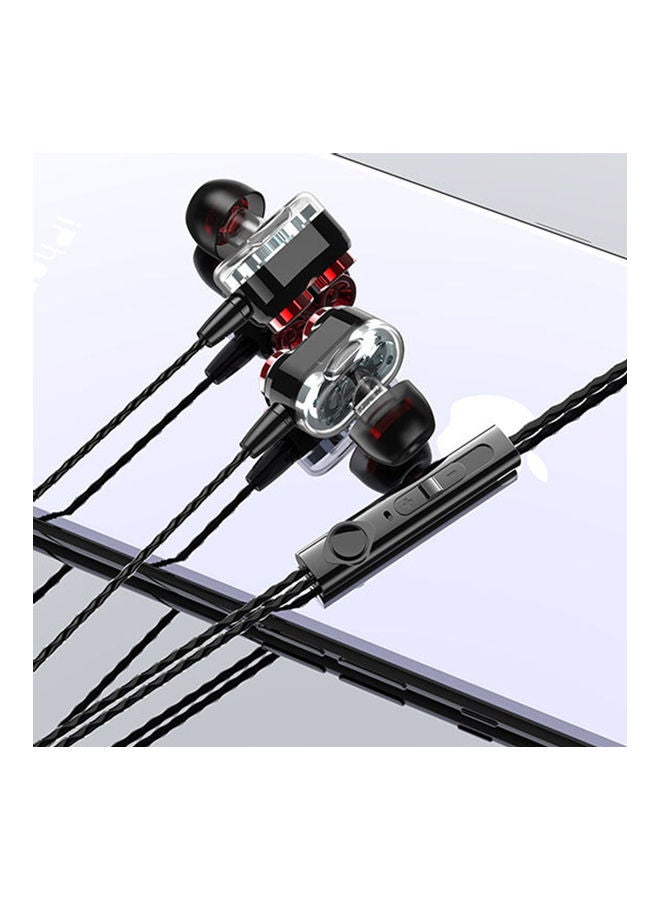 Generic Quad-core Noise Reduction Wired Headphone Silver  - Image 3