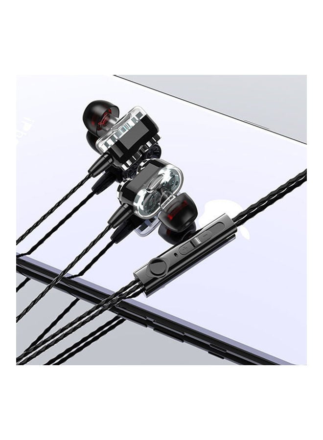 Generic Quad-core Noise Reduction Wired Headphone Silver  - Image 4