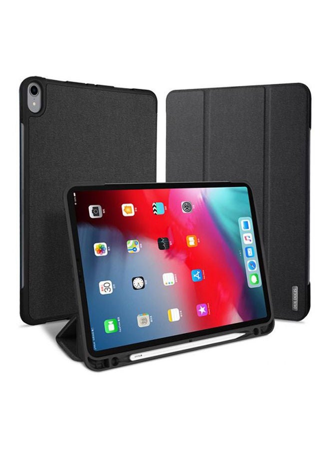 Smart Case For Ipad Pro 11 2018 Pu Leather Flip Cover Black