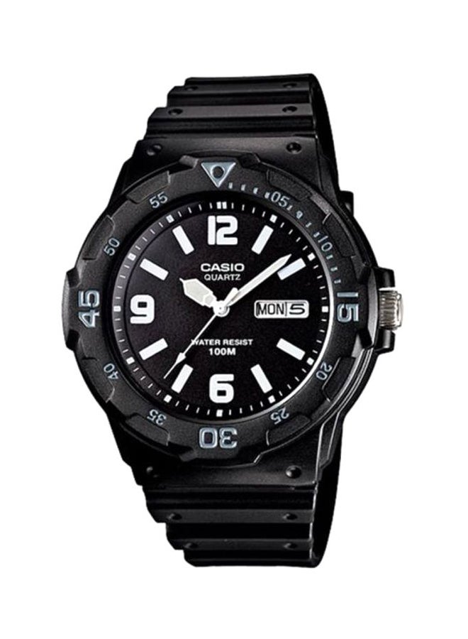 CASIO - Men's Water Resistant Analog Watch MRW-200H-1B2 - Image 1