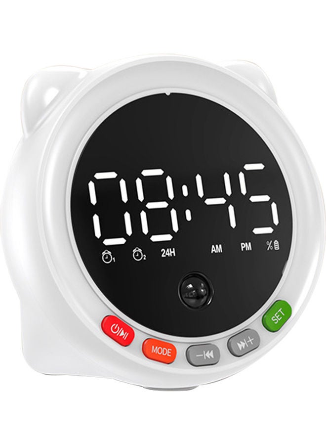 Heavy Bass Mini Wireless Bluetooth 5.0 Speaker White