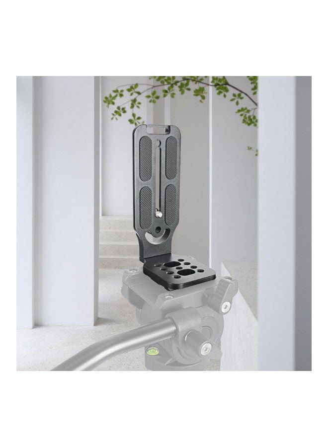 Universal Quick Release Plate Camera L Bracket Grip Black  - Image 3