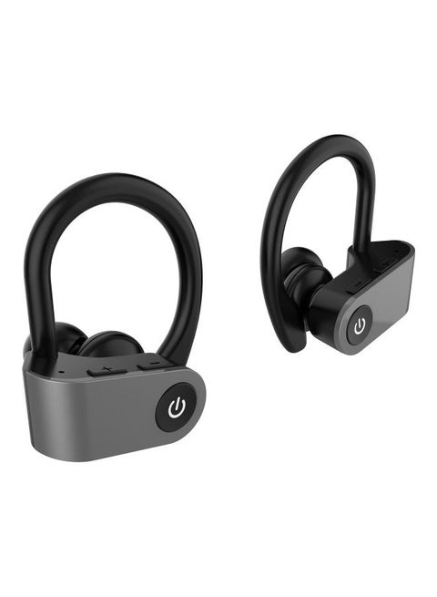 Bluetooth 6D Stereo Noise Cancelling Earbuds With Mic Black