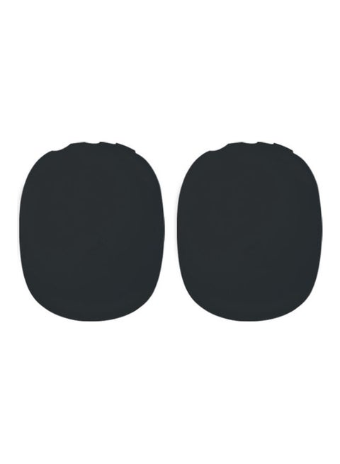 1-Pair Anti-drop Silicone Wireless Bluetooth Headphones Protective Cover For Apple AirPods max Black