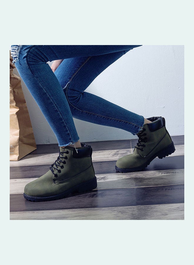 Casual Ankle Boots Green  - Image 3
