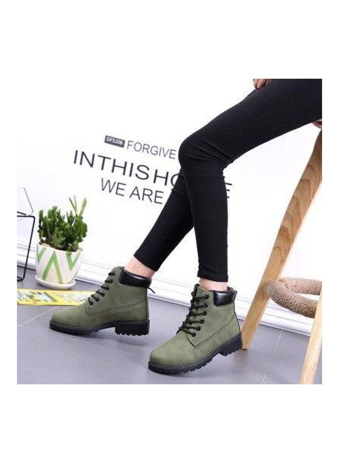 Casual Ankle Boots Green  - Image 4