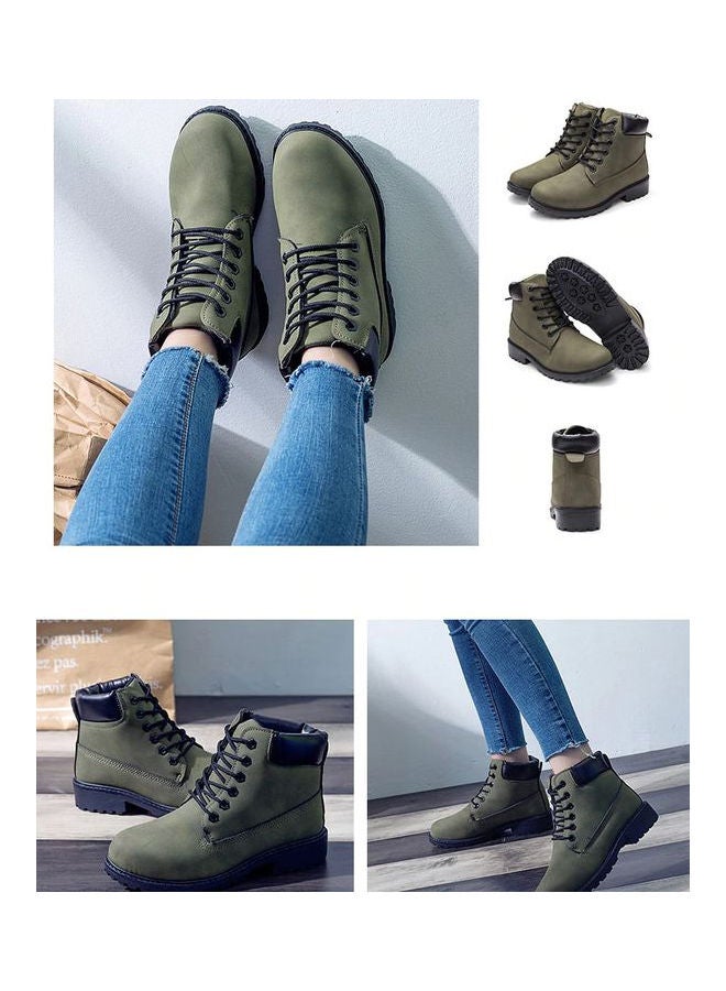 Casual Ankle Boots Green  - Image 5