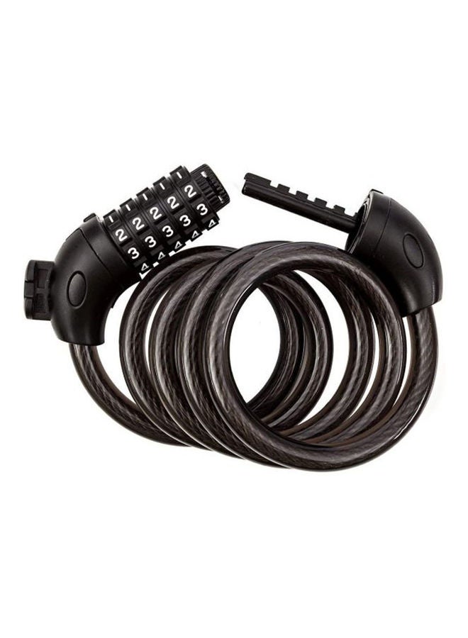 5-Digit Code Bike Lock Coiling Resettable Combination 1.2meter - Image 2