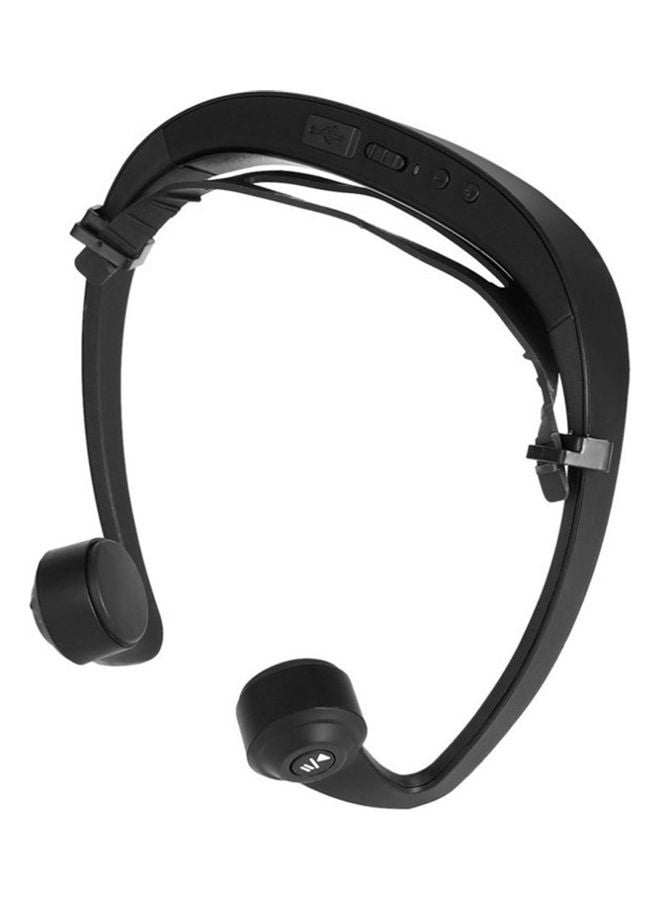 Generic Bone Conduction Wireless Noise Reduction Earphone Black 